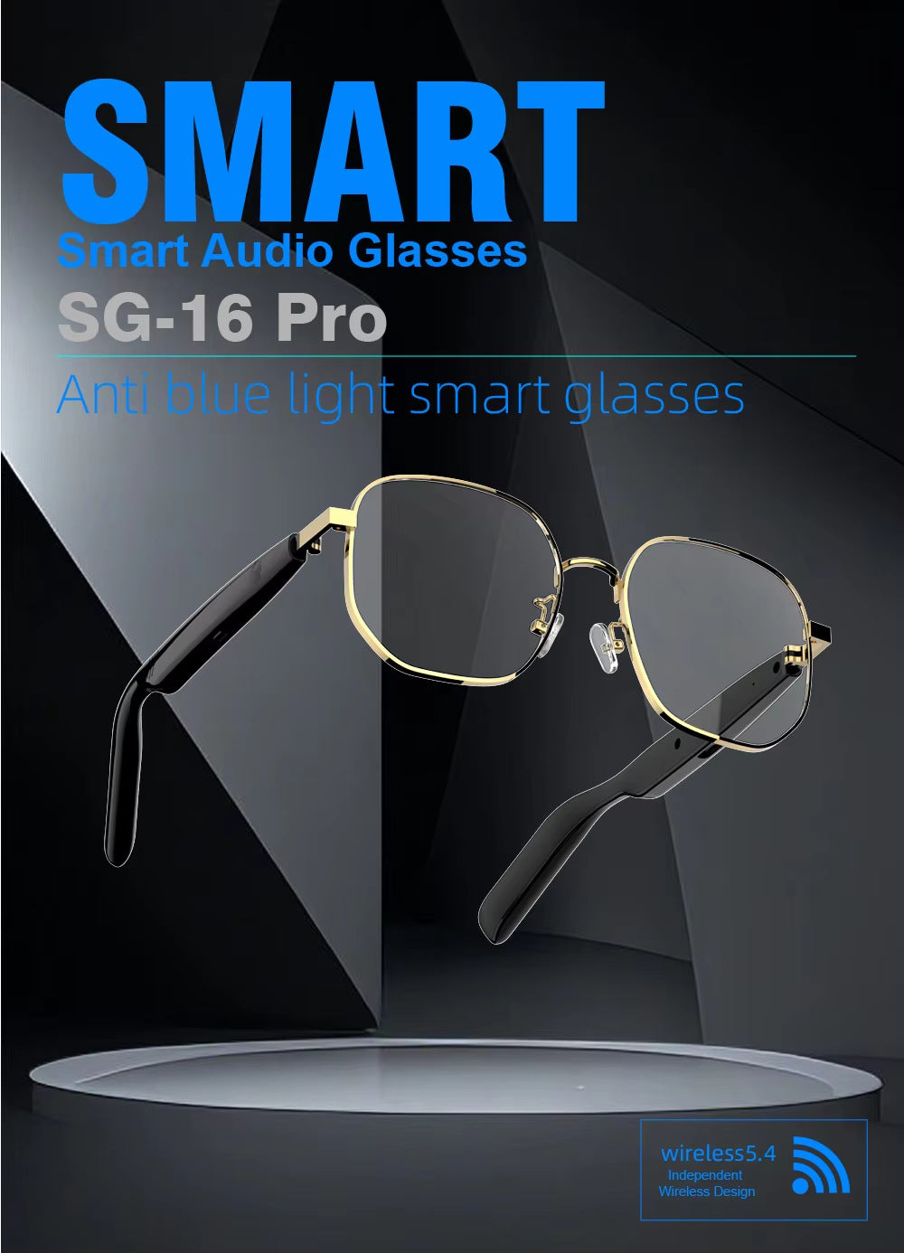 SG AI Smart Wearable Headset Glasses New Multi-Function