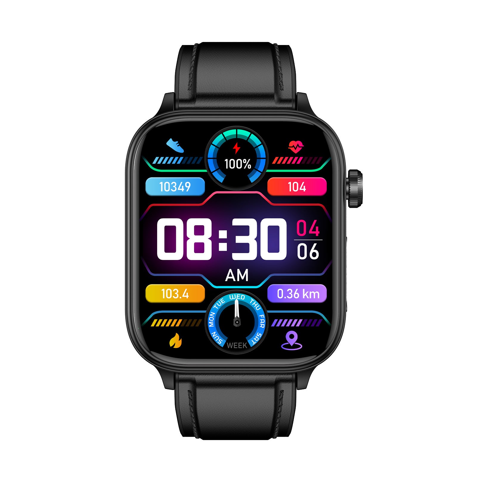 et570Smart Watch Bluetooth Calling ECG ECG function true heart rate true blood oxygen smartwatch