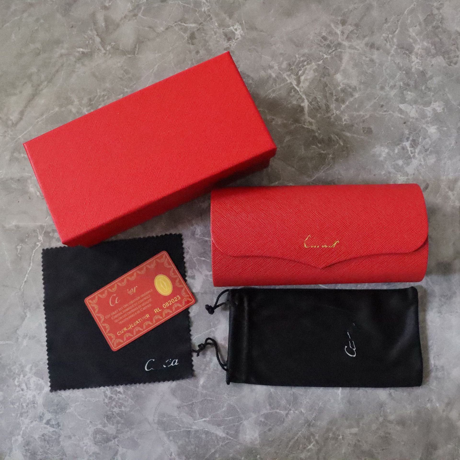 Spot wholesale high-end velvet glasses case Pink Fashionable and Elegant Sunglasses Case Sunglasses case Packing Box