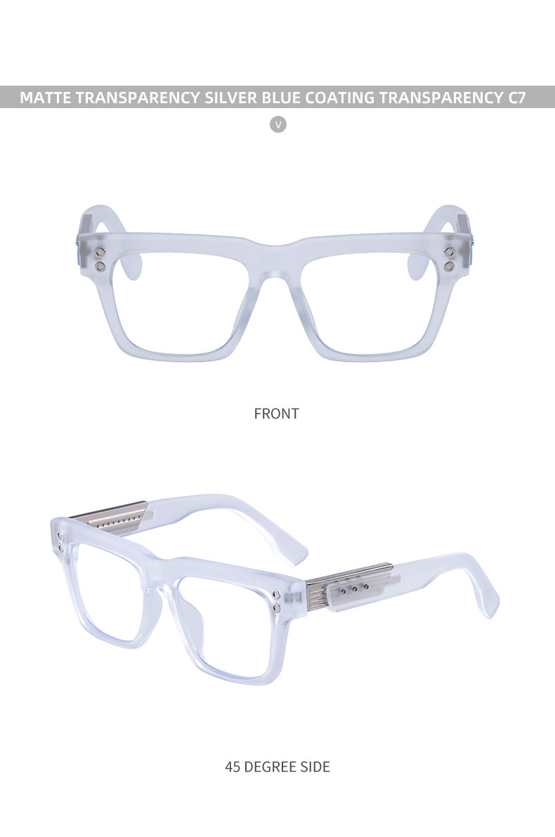 Men's Square Frame Sunglasses2025New European and American style sunglasses for men with a high-end fashion retro design and sun protection