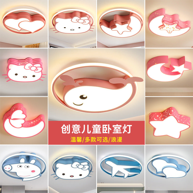 Creative Children's Lamp Bedroom lamp cartoon ceiling light modern minimalist LED Eye Protection Room Lamp Zhongshan Lighting Wholesale