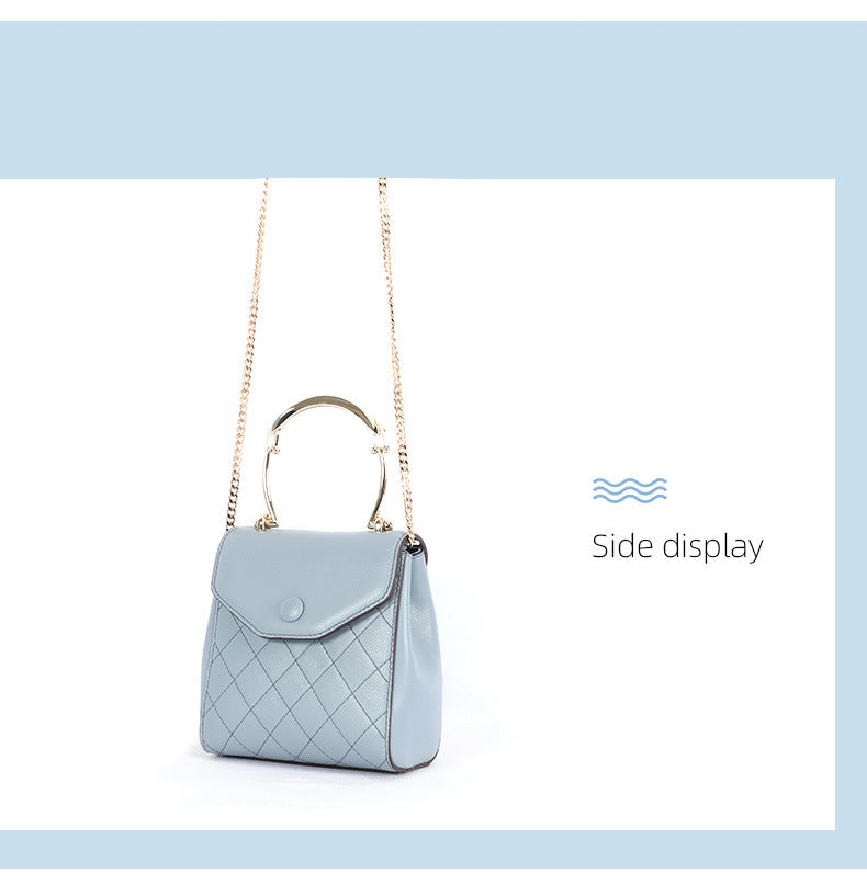 New Fashion Single Shoulder Bag for Women, Large Capacity Small Square Bag, Versatile Chain Handbag, Single Shoulder Crossbody Commuter Bag