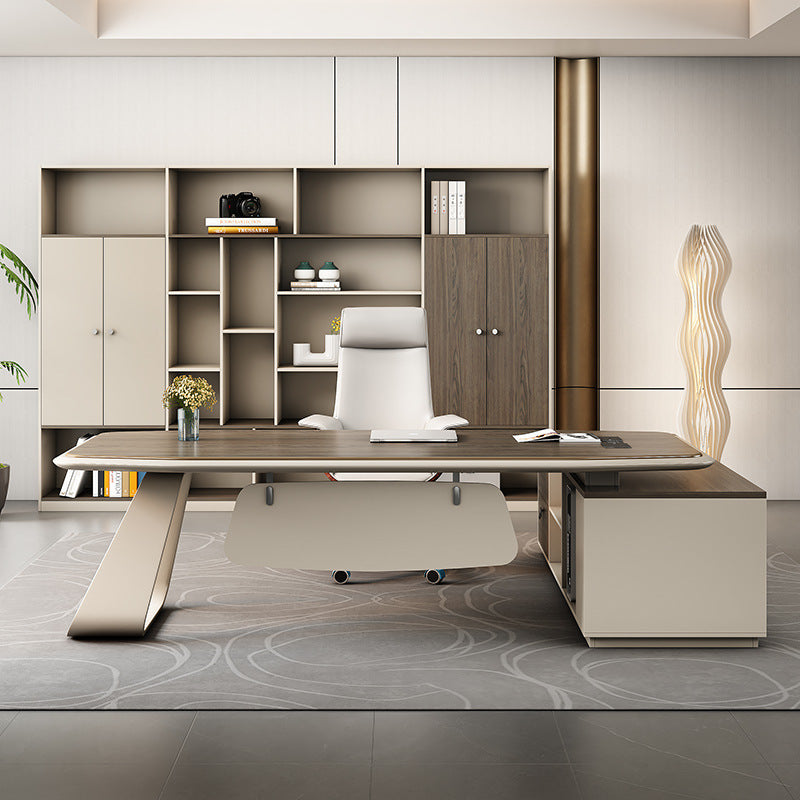 Office Desk Boss Desk Simple Modern Executive Desk Office Desk Office Chair Set Manager Desk President Desk