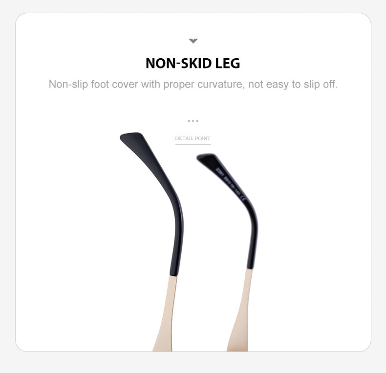 European and American Fashion Irregular Metal Sunglasses for Women Trendy Personality Wide Temple Sunglasses Wholesale sunglass