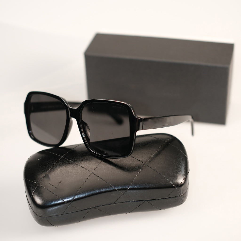 5048Internet Celebrity Style Blue Light Blocking Glasses Small Fragrance Style Large Frame Non-Prescription Glasses Personality Fashion Unisex Bare Face Glasses Frame