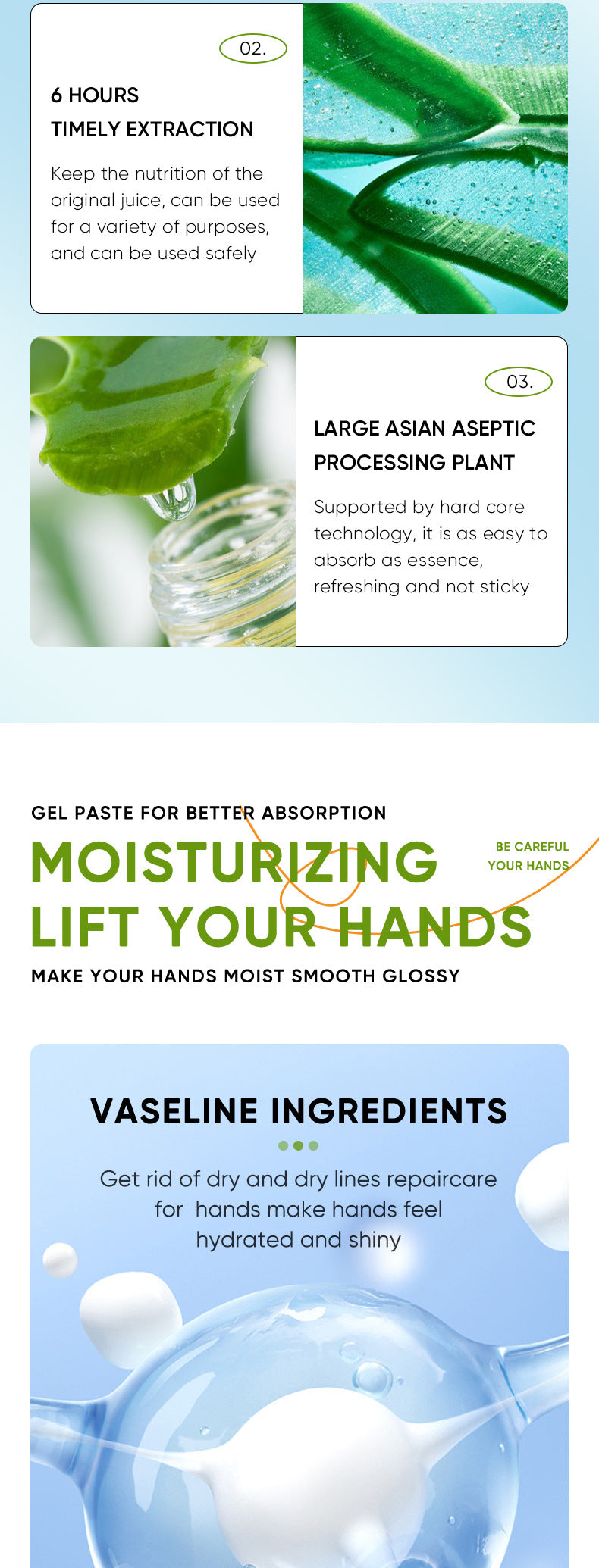 Aloe Vera Hand Cream30g SADOER Moisturizing and Hydrating Hand Care Cross-Border Foreign Trade Wholesale