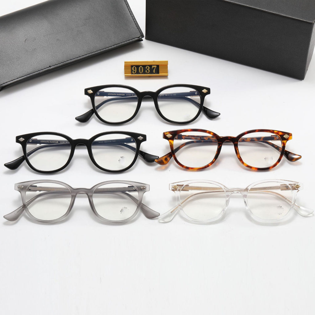 New style sunglasses for men and women with square frames9037Flat Mirror Classic Outdoor Travel Fashion Optical Glasses