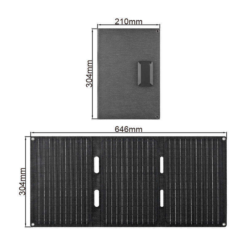 Solar Folding Bag30W Solar Photovoltaic Panel Outdoor Emergency Mobile Power Supply Solar Folding Bag