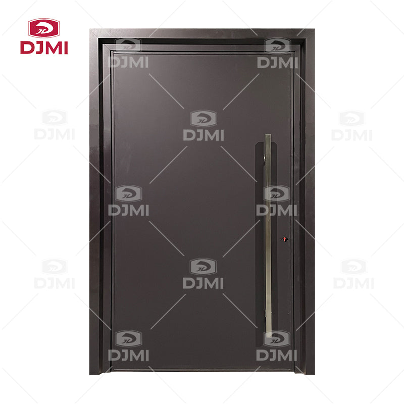 DJMI Modern Exterior Main Gate Door Designs Front Iron Entry Doors Entrance Security Steel Door for House