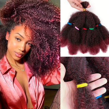 TEMU Hot-Selling European and American Style Synthetic Wig High-Temperature Fiber Wig Caterpillar Short Style Crochet hair