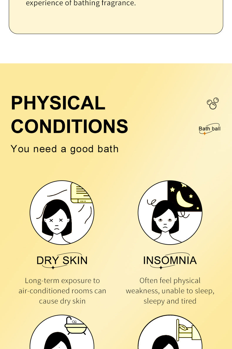 Full English Dried Flower Explosive Bath Salt Ball100gSADOER Clean Fragrance Bath Ball  Wholesale