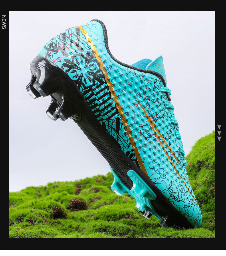 New professional football shoes for men and women AG Spike TF Broken Nail Youth Student Grassland Competition Training Shoes