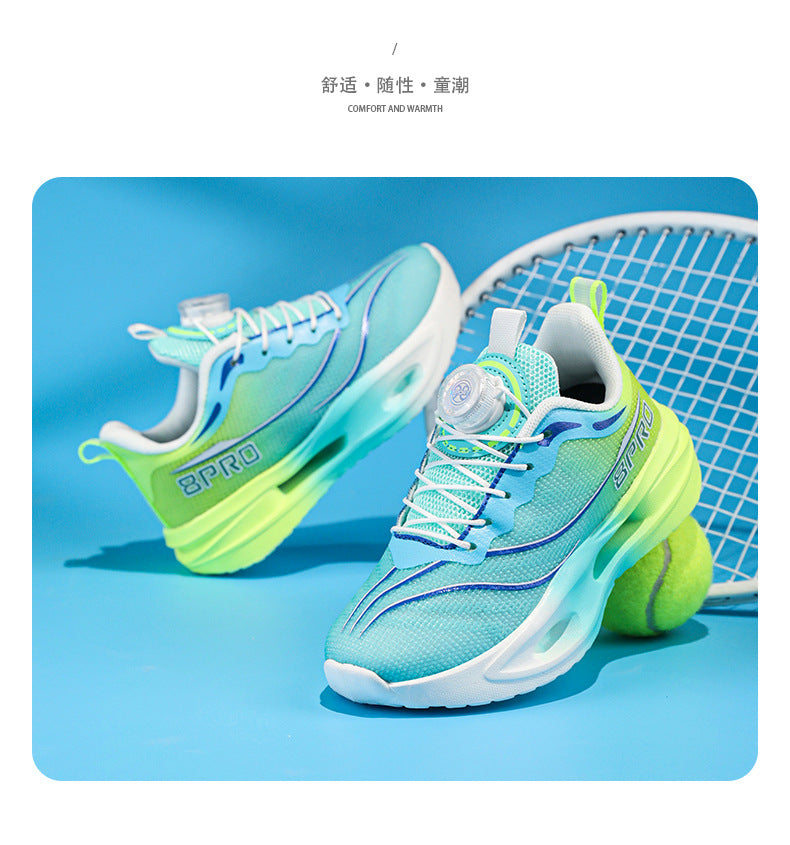 Spring and Summer Fashion Comfortable Running Shoes for Teenagers, Casual Shoes with High Elasticity and Shock Absorption, Student Marathon Training Sports Shoes