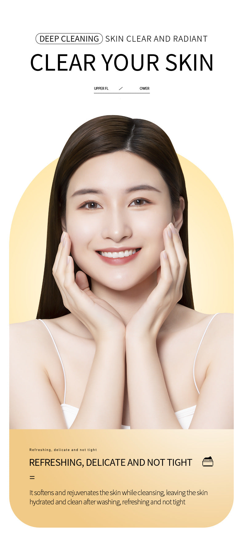 Clay mask100g SADOER Cleansing Mask Ginger Skin Rejuvenation Smear-On Cross-Border Wholesale