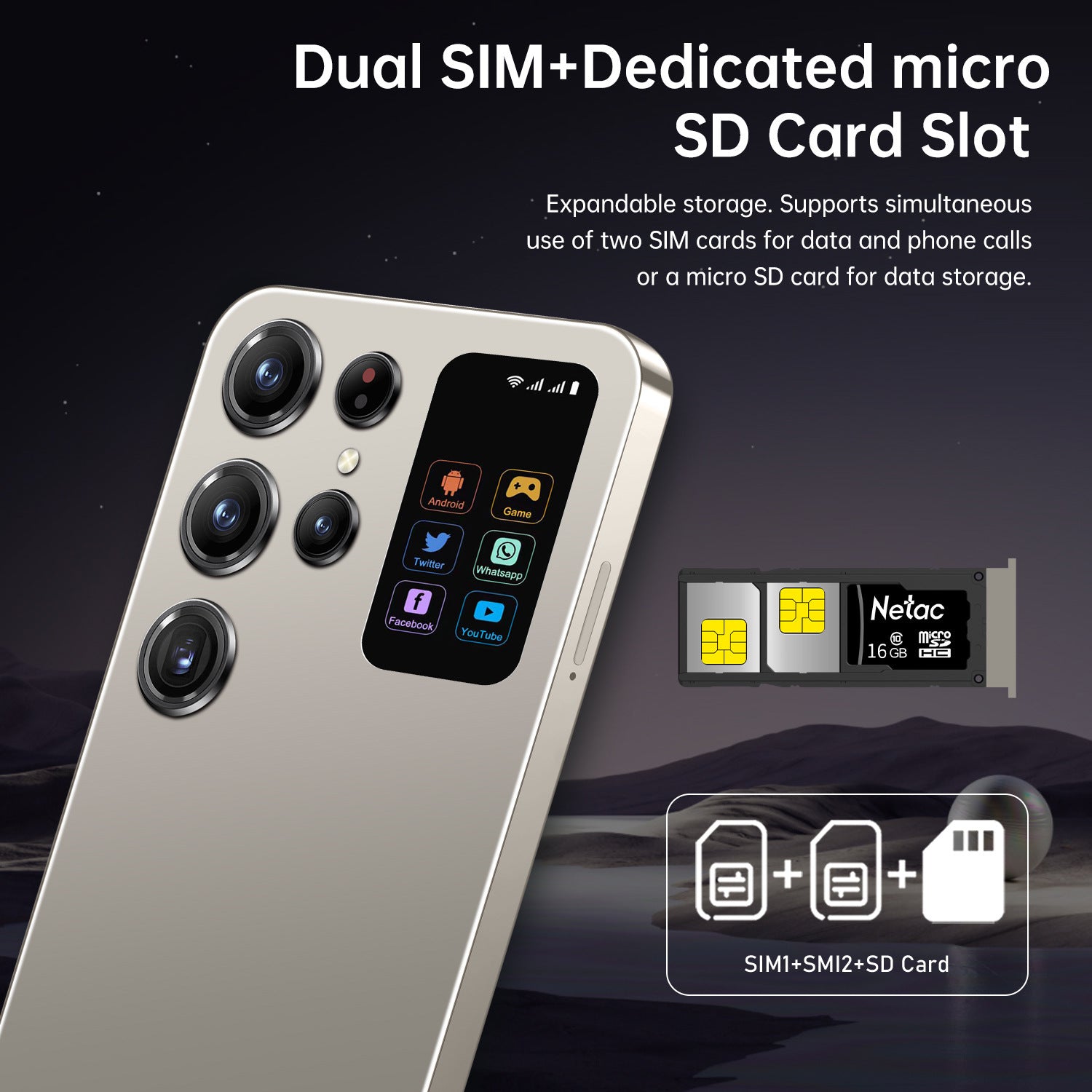 Hot-Selling Mobile Phone S25 Ultra Android Smartphone16+1TB Hot-selling Secondary Screen TK Mobile Phone