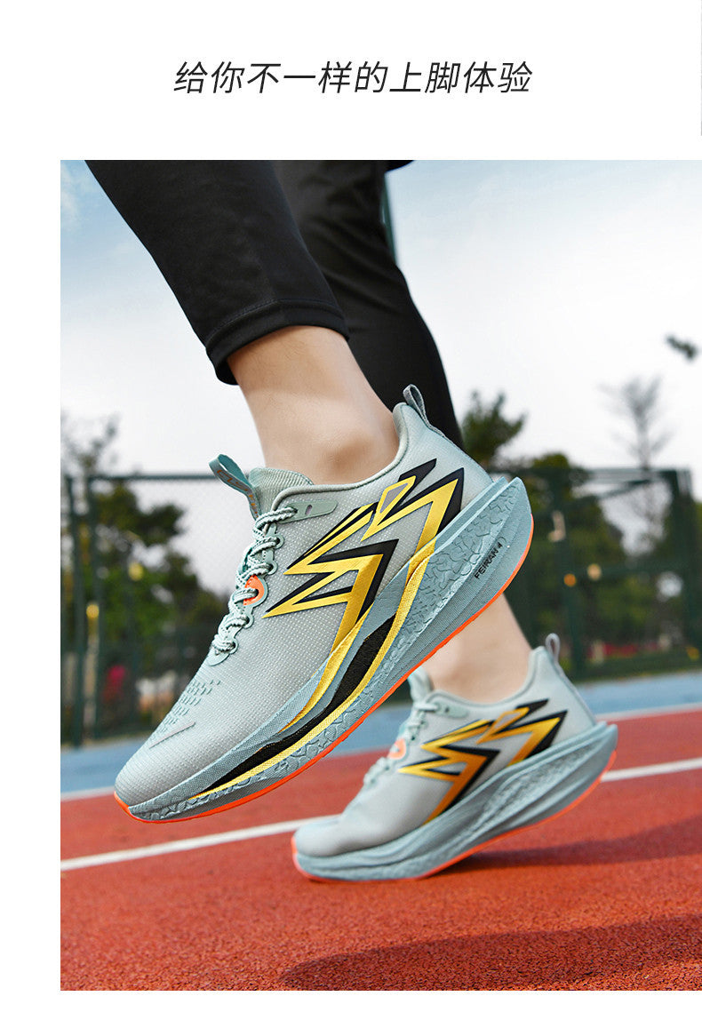 New Feiran Ultra-light Comfortable Breathable Unisex Casual Running Shoes with Real Carbon Plate Cushioning and Anti-slip Couples Sports Shoes