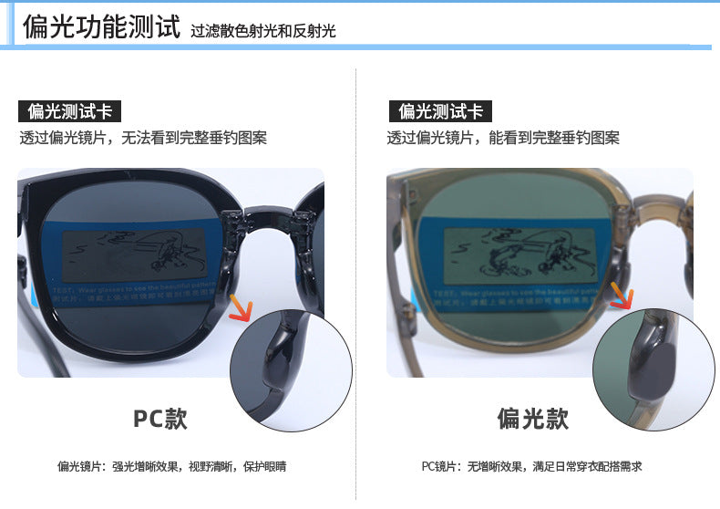 New Fashion Foldable Sunglasses for Women UV Protection Polarized Sunglasses Trendy Portable Full Frame Sun Glasses