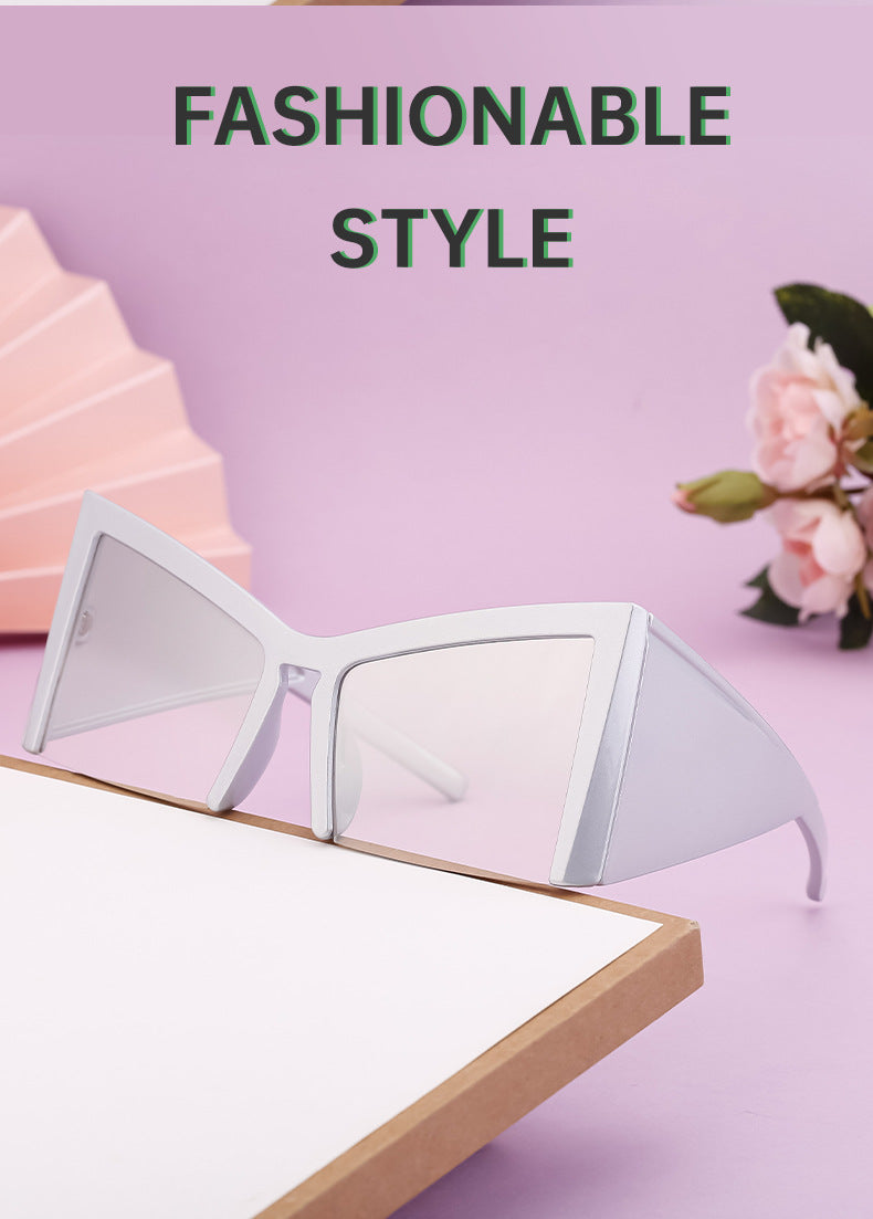 European and American Retro Large Frame Sunglasses for Women, Unique Cat Eye Sunglasses, Wholesale Glasses for Women sunglasses