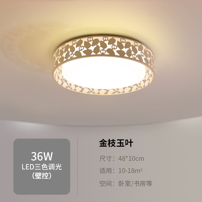 New Bedroom Lamp Simple Fashion Children's Room Lighting Warm Romantic Living Room Decor Creative LED Ceiling Lamp