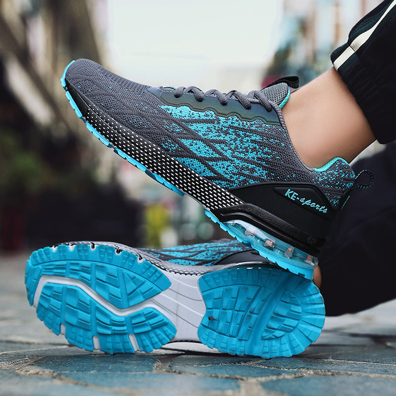 Autumn New Men's Large Size Casual Fashion Running Sneakers Youth Mesh Breathable Trendy Dad Shoes