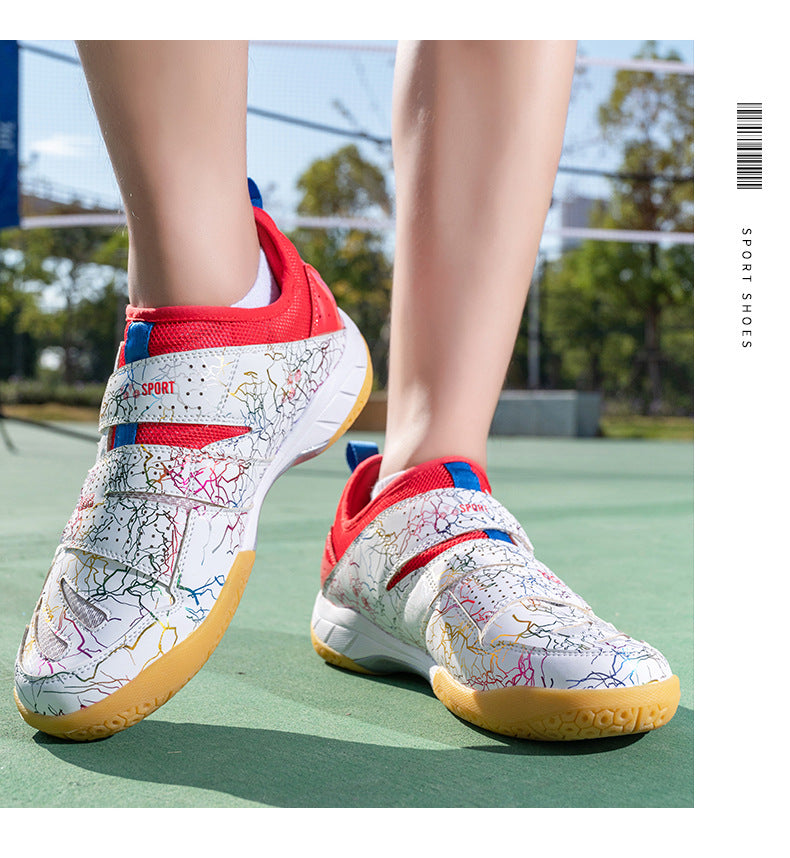In Stock Couple Style Fashion Badminton Shoes New Style Mandarin Duck Table Tennis Tennis Non-Slip Wear-Resistant Sports Shoes