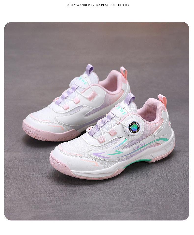 Children's Badminton Shoes New Table Tennis Breathable Soft Sole Lightweight Non-Slip Professional Competition Training Boys' Sports Shoes