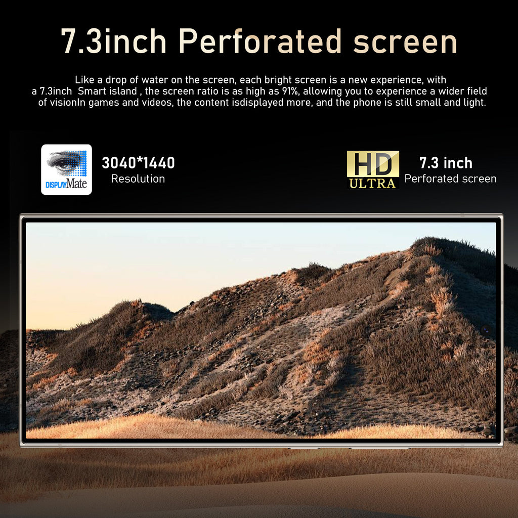 S24 Ultra+Built-in pen7.3Extra-large Screen16+1T Android Smartphone(Popular)