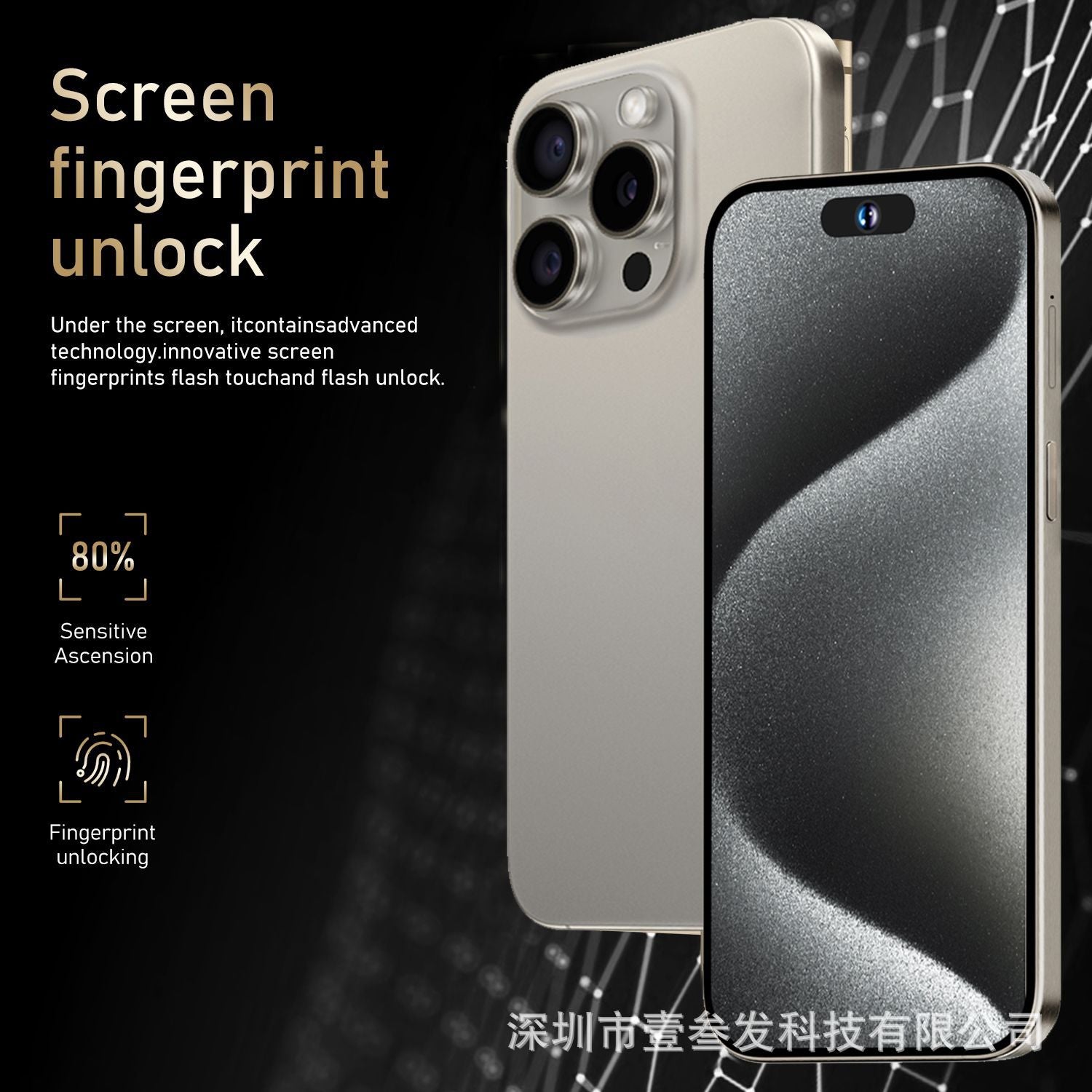 16G+1TB New i14promax Smartphone5G High-end7.0Inch Large Screen Android Source Factory