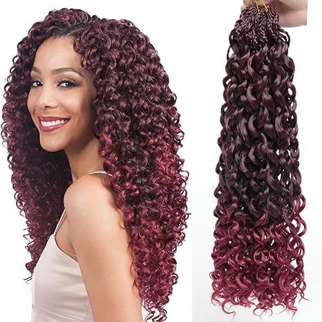 Synthetic Wig Crochet Hair European and American Style Dreadlocks Curly Hair Three-Strand Braid GOGOCurlCrochetHair Long Curly Hair