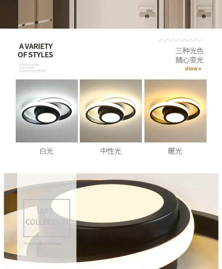 Exclusive Simple Aisle Light Nordic Ceiling Light Corridor Entrance Hallway Balcony LED Cloakroom Light