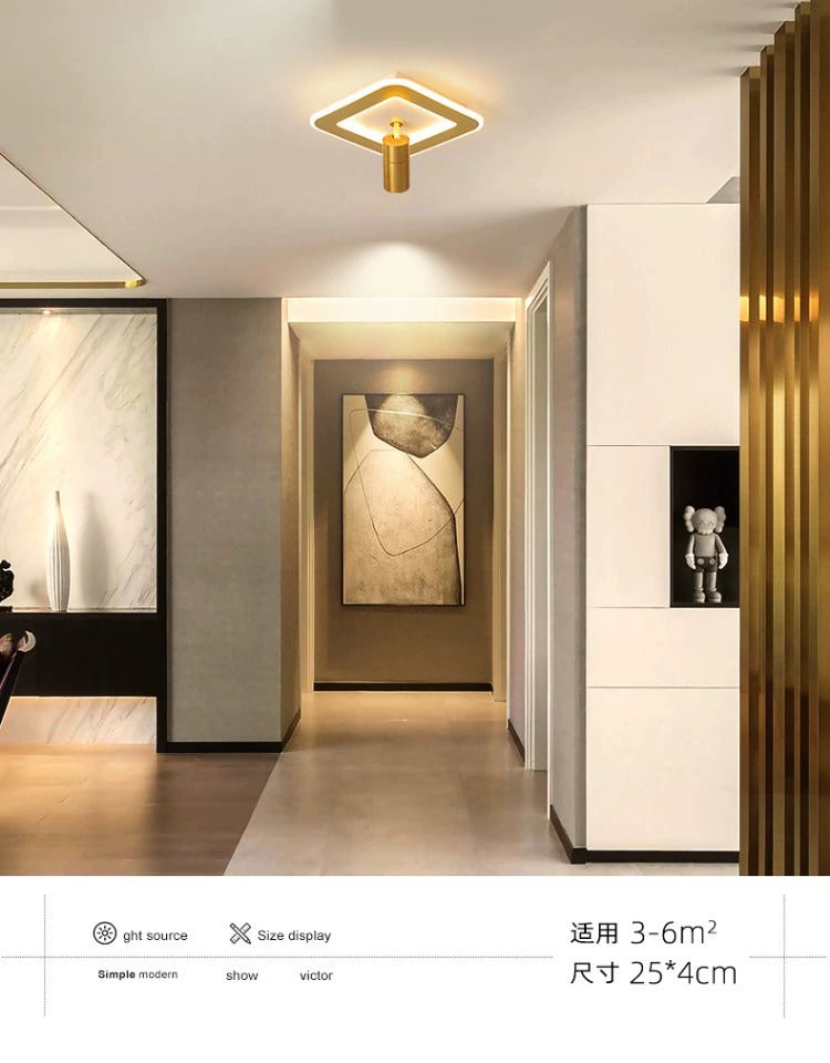 Aisle Light Corridor Light Luxury Balcony led Lamp Creative Background Wall Spotlight Simple Modern Cloakroom Ceiling Lamp