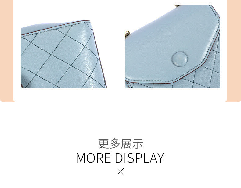 New Fashion Single Shoulder Bag for Women, Large Capacity Small Square Bag, Versatile Chain Handbag, Single Shoulder Crossbody Commuter Bag