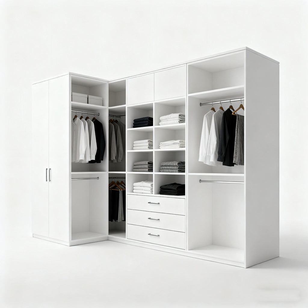 Custom Whole House Wardrobe Aluminum Alloy Modern Simple Home Bedroom Storage Integrated Cabinet Overall Floor-standing Manufacturer