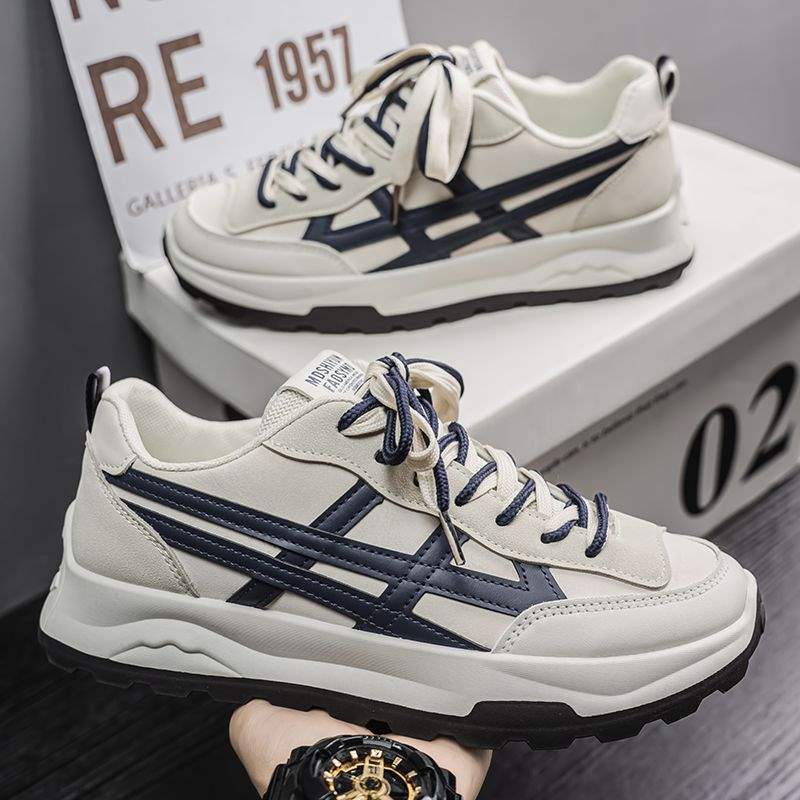 Spring men's shoes2025New Dad Shoes for Men, Youth Casual Running Thick-Soled Sports Trendy Shoes, Sneakers