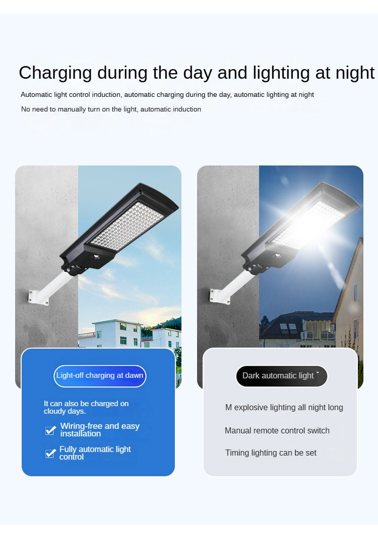 Outdoor Road Lighting Highway Project Waterproof Rain Energy-Saving Solar Integrated Led Lights
