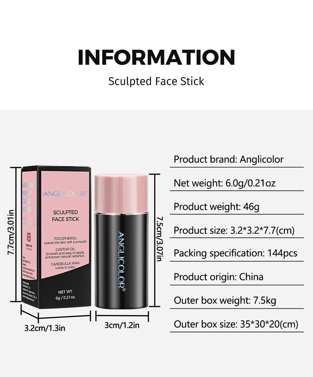 Hot-Selling Contour Stick Contour Shadow Matte Long-Lasting Facial Three-Dimensional Contour Pen Wholesale