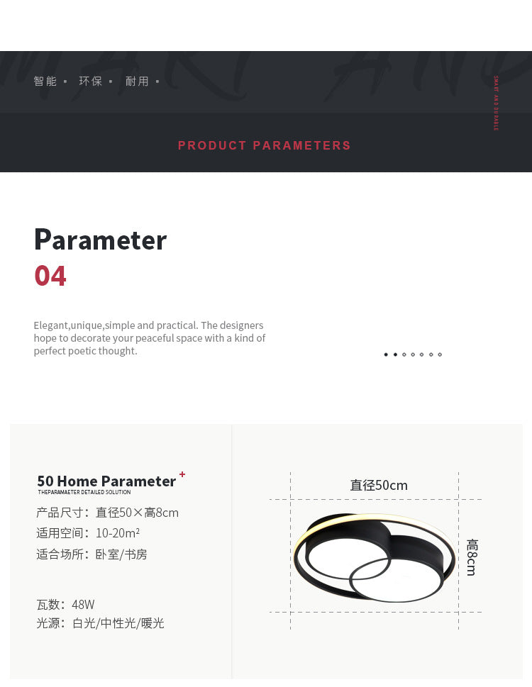 round led Ceiling Lamp Bedroom Lamp Modern Minimalist Living Room Lighting New Hotel Room Restaurant Room Lighting