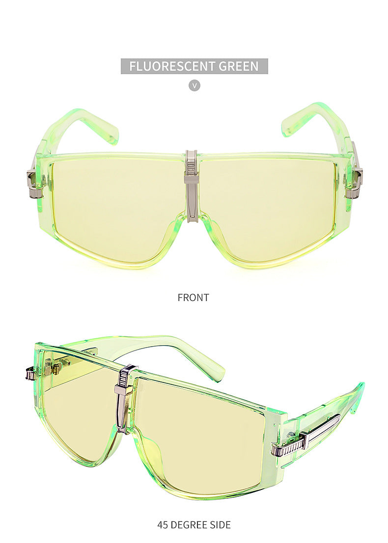 New Large Frame UV Protection Sunglasses for Women Fashionable Internet Celebrity Style Sunglasses Trendy Korean Version Glasses sunglasses