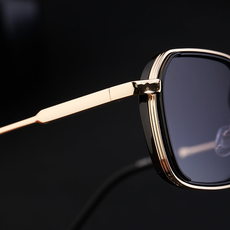 2025New European and American Fashion Square Frame Sunglasses for Men, Simple and Stylish Wholesale Sunglasses for Men sunglasses