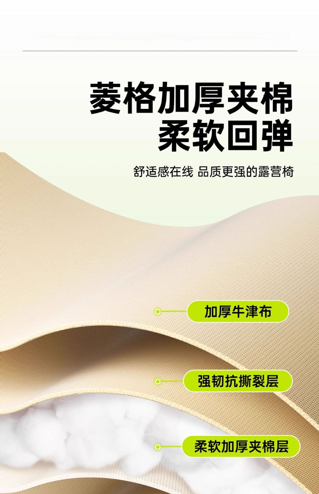 Foldable Chair Outdoor Stall Chair Autumn Winter Quilted Kermit Chair Picnic Chair Portable Table Chair Beach Chair Camping Chair