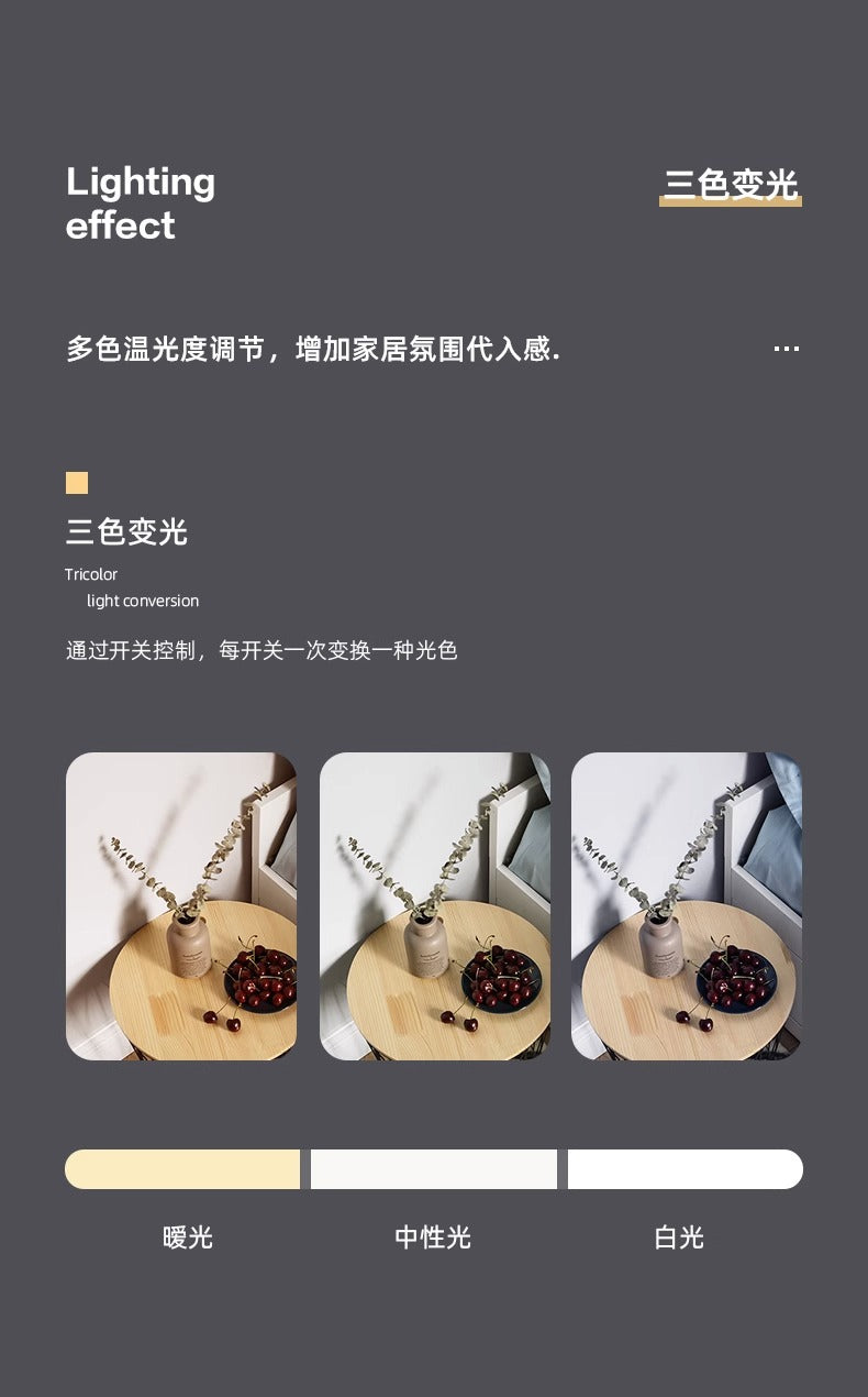 Starry Sky Living Room Lamp Modern Simple Elegant Nordic High-end Ceiling Lamp Japanese Style Living Room Main Lamp Natural Wood Style Lighting Fixture