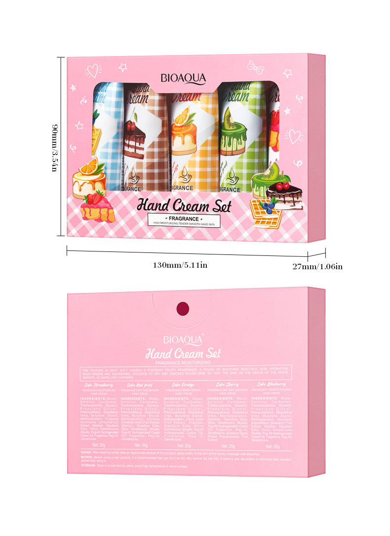 BIOAOUA 香氛保湿护手霜套装 秋冬季保湿护手霜跨境外贸批发