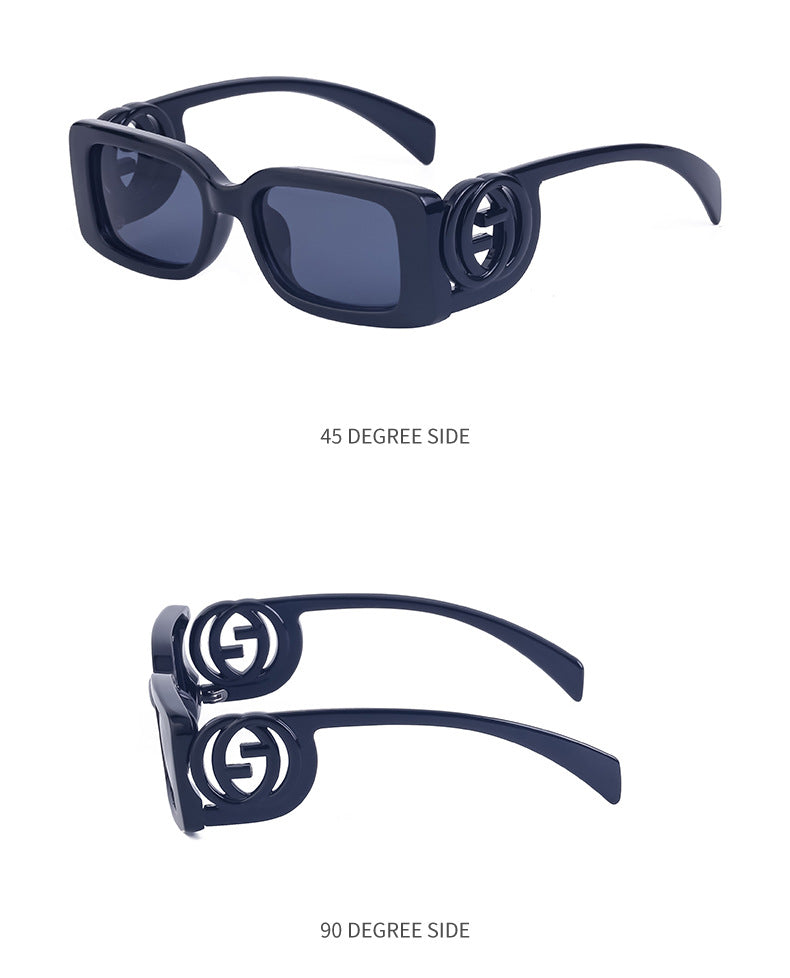 New Fashion Square Frame Sunglasses for Women, Unique Small Frame Sunglasses for Men, Wholesale Glasses sunglasses