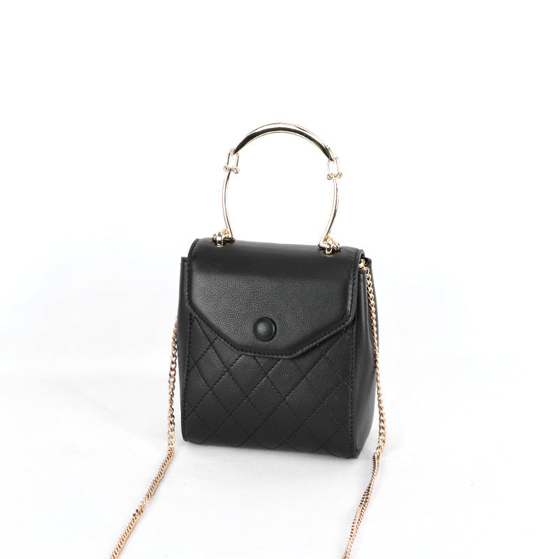 New Fashion Single Shoulder Bag for Women, Large Capacity Small Square Bag, Versatile Chain Handbag, Single Shoulder Crossbody Commuter Bag