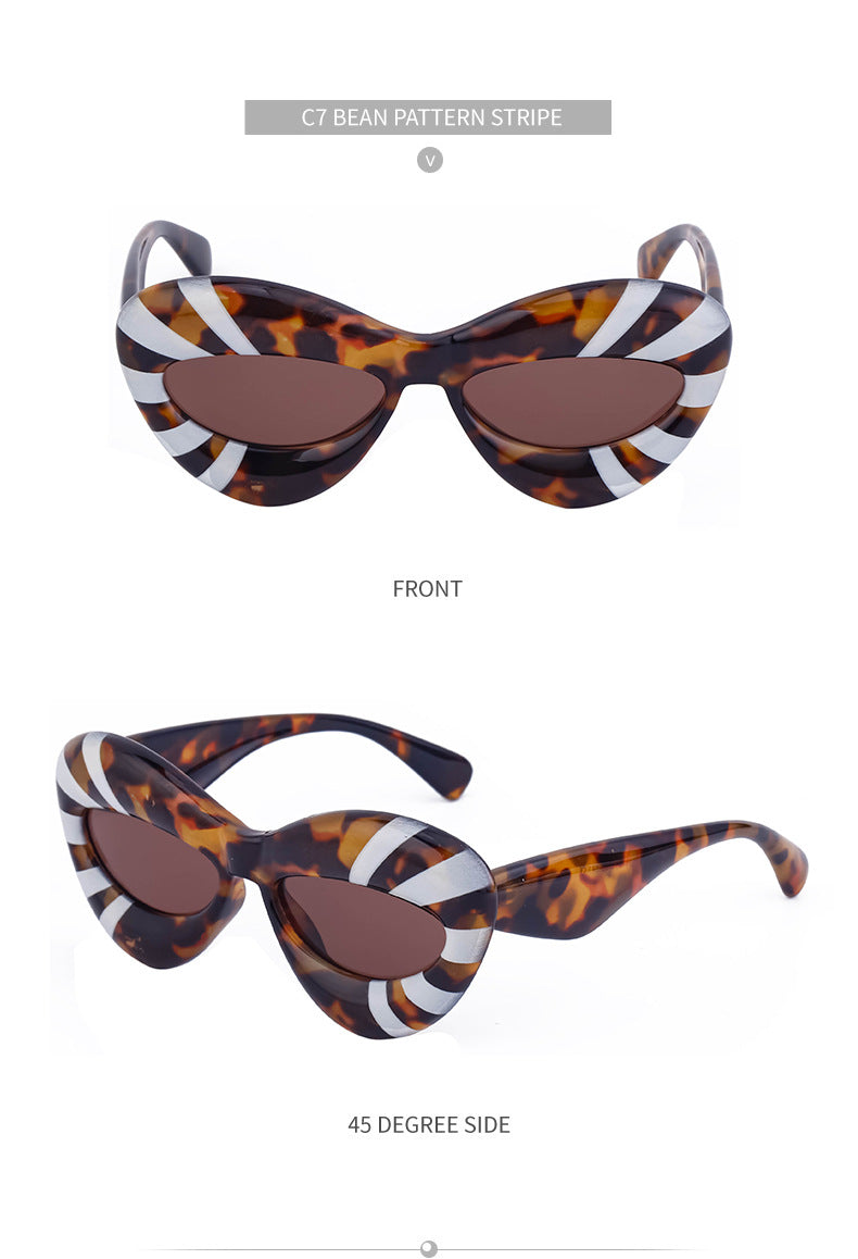 European and American Style Lip Sunglasses for Women Fashionable Party Quirky Personality Sunglasses Women's Glasses Wholesale Street Style Sun Protection