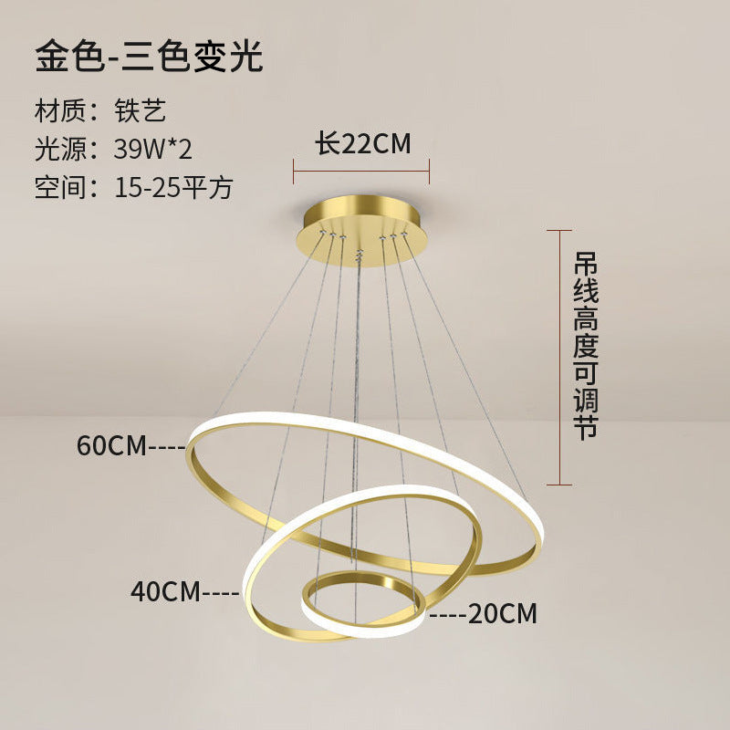 Nordic Atmosphere Modern Minimalist Dining Room Pendant Light Luxury Living Room Pendant Light Study Home Bedroom Dining Room led Chandelier