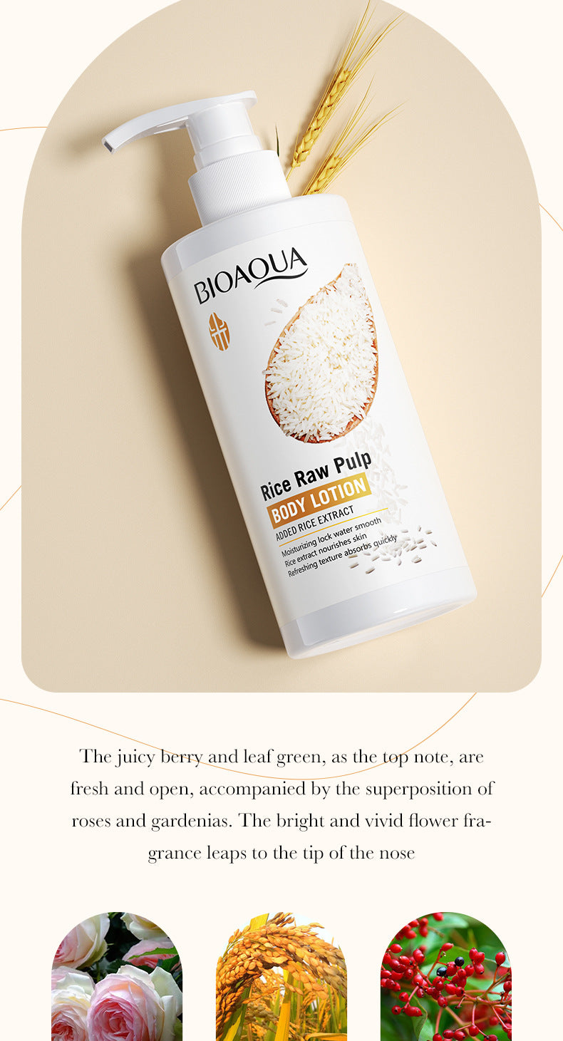 Full English Body Lotion250ml BIOAOUA Rice Moisturizing Hydrating Lotion  Wholesale