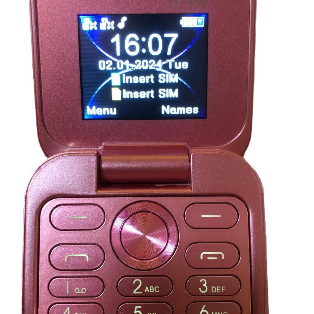 i17 mini Dual Card2G Non-Smartphone Flip Phone with Buttons for Elderly i16 pro