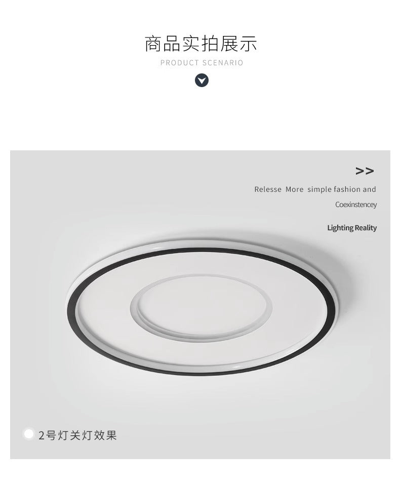 2025New Nordic Minimalist Style led Ceiling Lamp Room Lamp Master Bedroom Living Room Lighting Modern Simple Zhongshan Lighting Fixtures