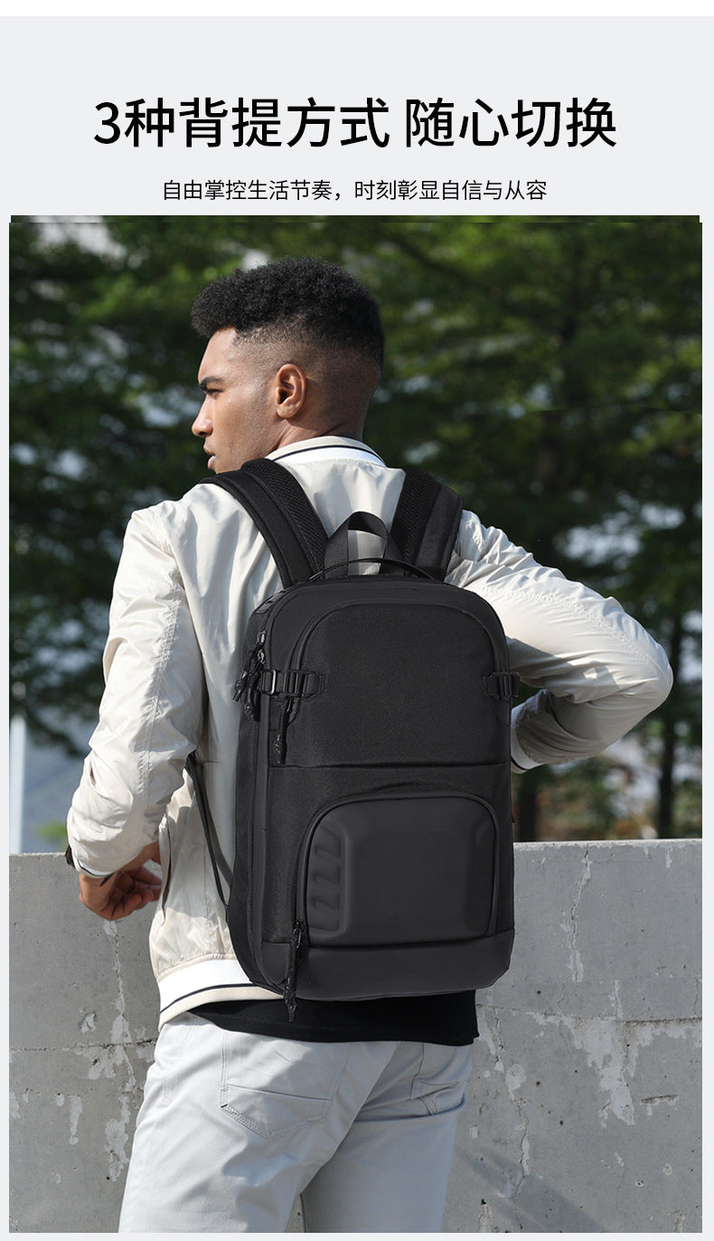 Business Backpack Computer School Bag for Men Students High Appearance Lightweight Waterproof Oxford Cloth Large Capacity Commuter Backpack